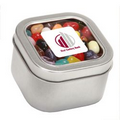 Jelly Bellys in Large Square Window Tin